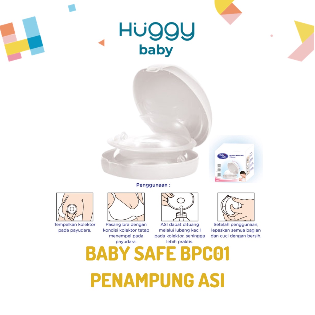 Baby Safe BPC01 Wearable Breast Milk Collector | Penampung ASI