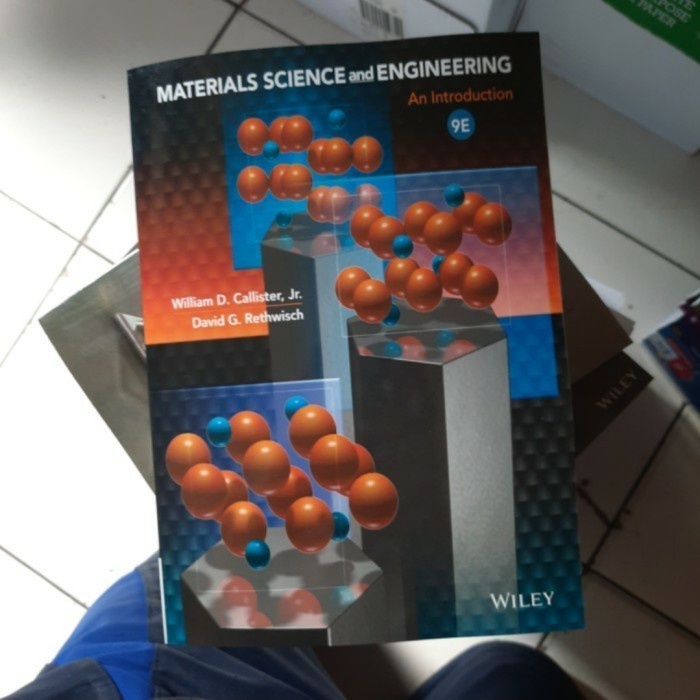 Jual BUKU MATERIALS SCIENCE AND ENGINEERING AN INTRODUCTION 9TH ...