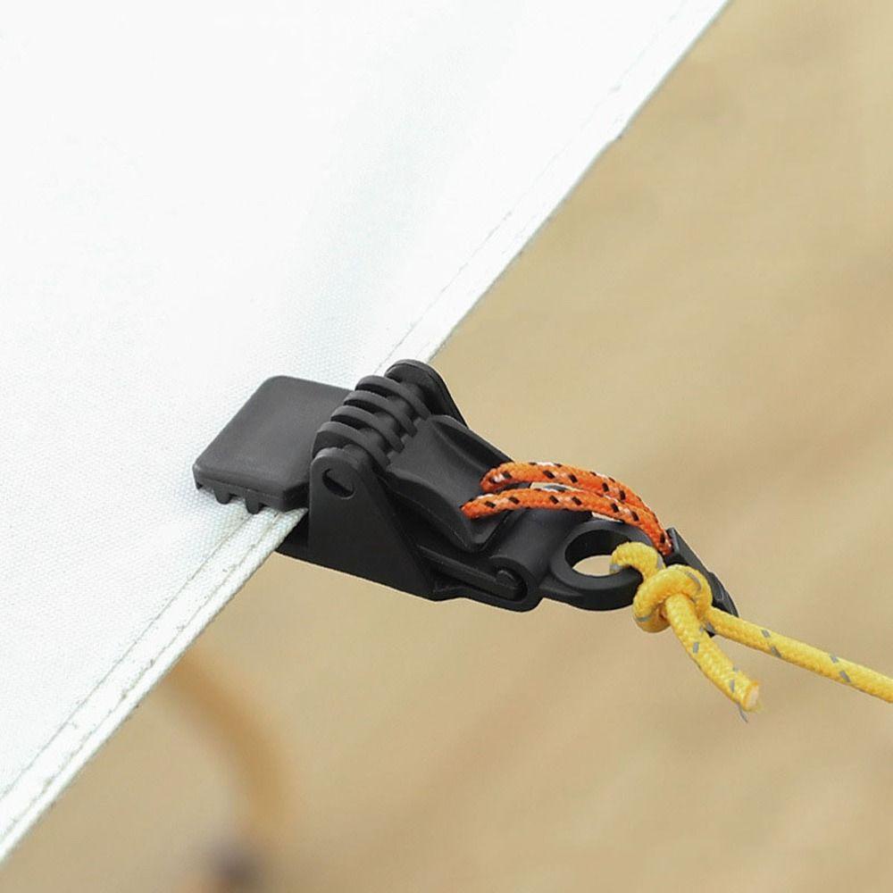 Lanfy Tenda Klip Buaya Aksesoris Luar Ruangan Camping Windproof Awning Clamp Outdoor Alat Crocodilian Tabernacle Clamp