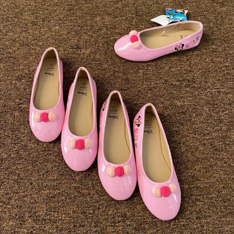 Flatshoes Anak Wanita Disney X Nevada Original “MNSPB02 PINK”