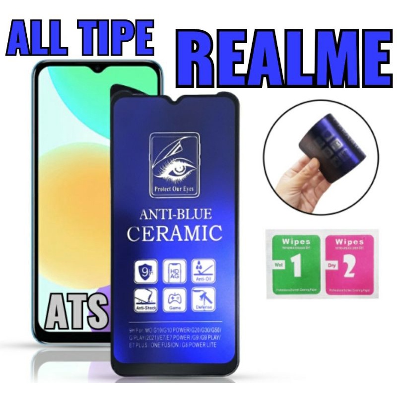 Tempered Glass Anti Blue Ray Ceramic Matte Protect Our Eyes Anti Blue Ceramic Realme All Tipe