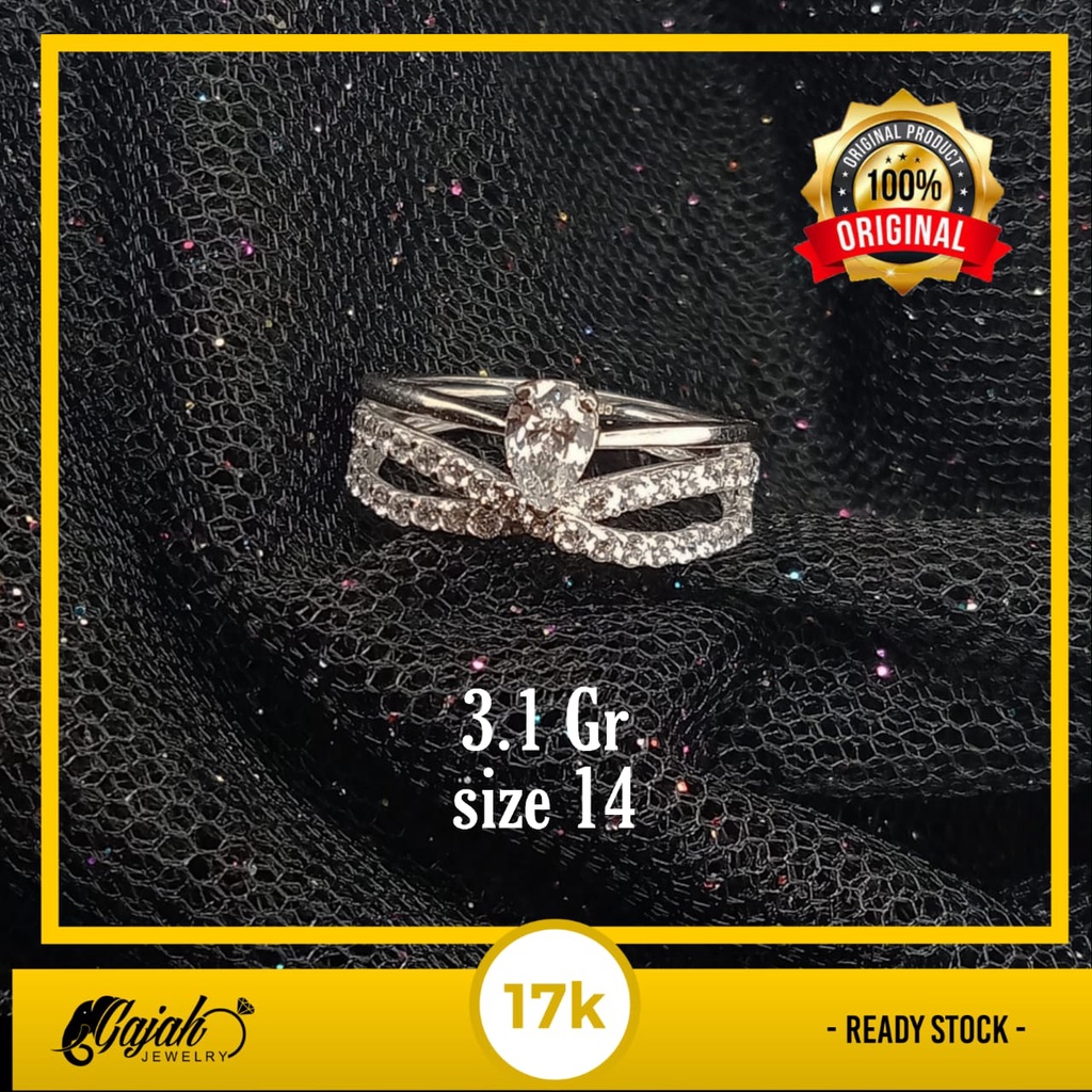 Cincin emas 17K - 3.1 gr kadar 750 - 4013