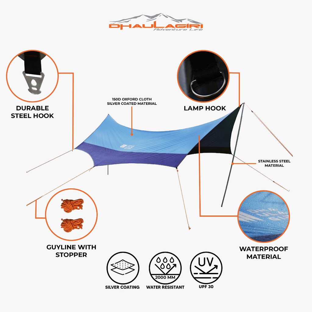 Emergency Shelter  Dhaulagiri - Bivak Set Dhaulagiri - Dhaulagiri Octagon Bivac Set - Tenda Darurat