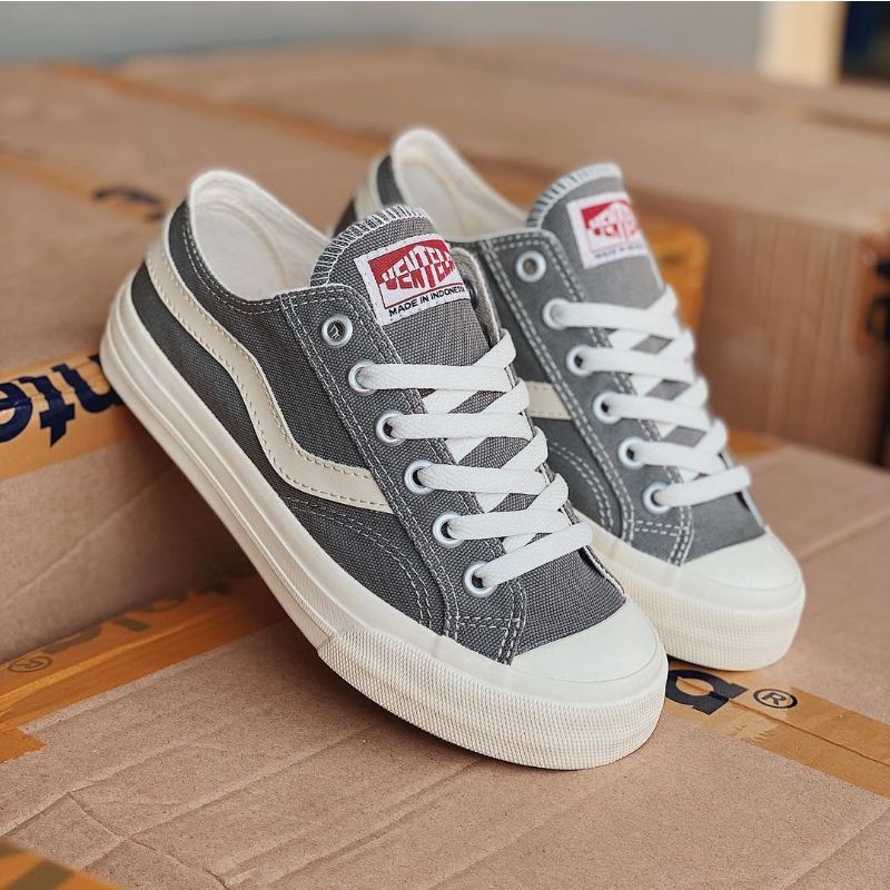 Sepatu Ventela Public Grey Low Cut | Sepatu Brand Lokal Warna Abu Abu | ORIGINAL VENTELA SHOES | Sep