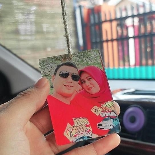 Cup Holder Gantungan Foto Mobil/Gantungan Akrilik/Gantungan Custom Diskon