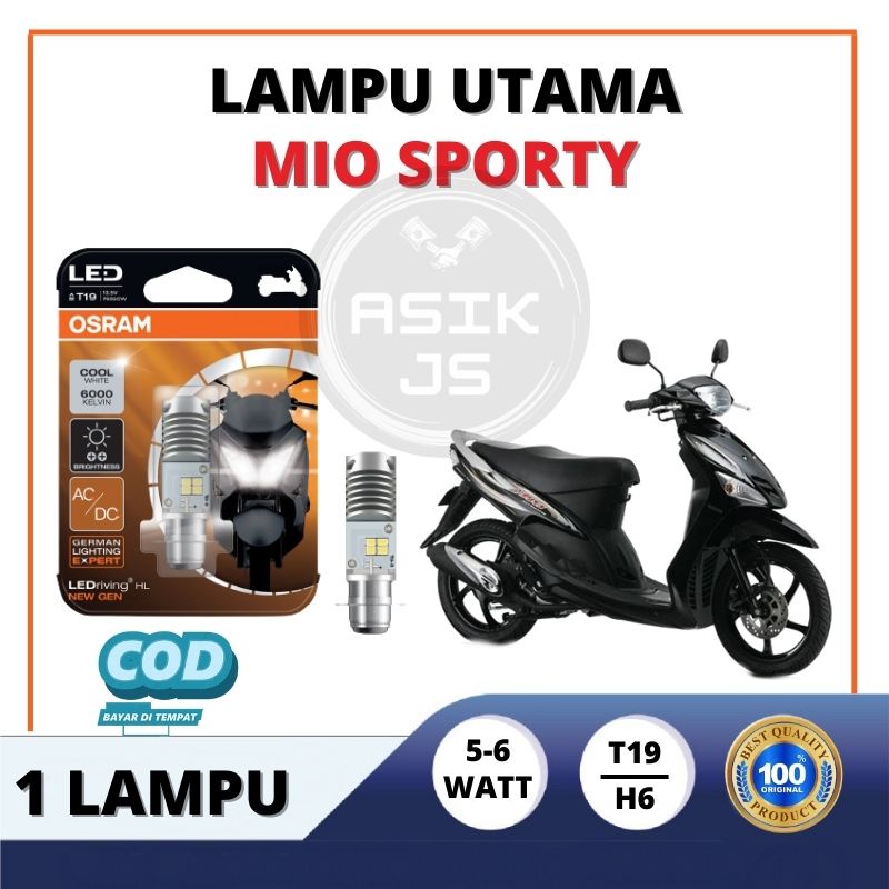 Lampu Depan Bohlam Mio Sporty Led OSRAM ORIGINAL