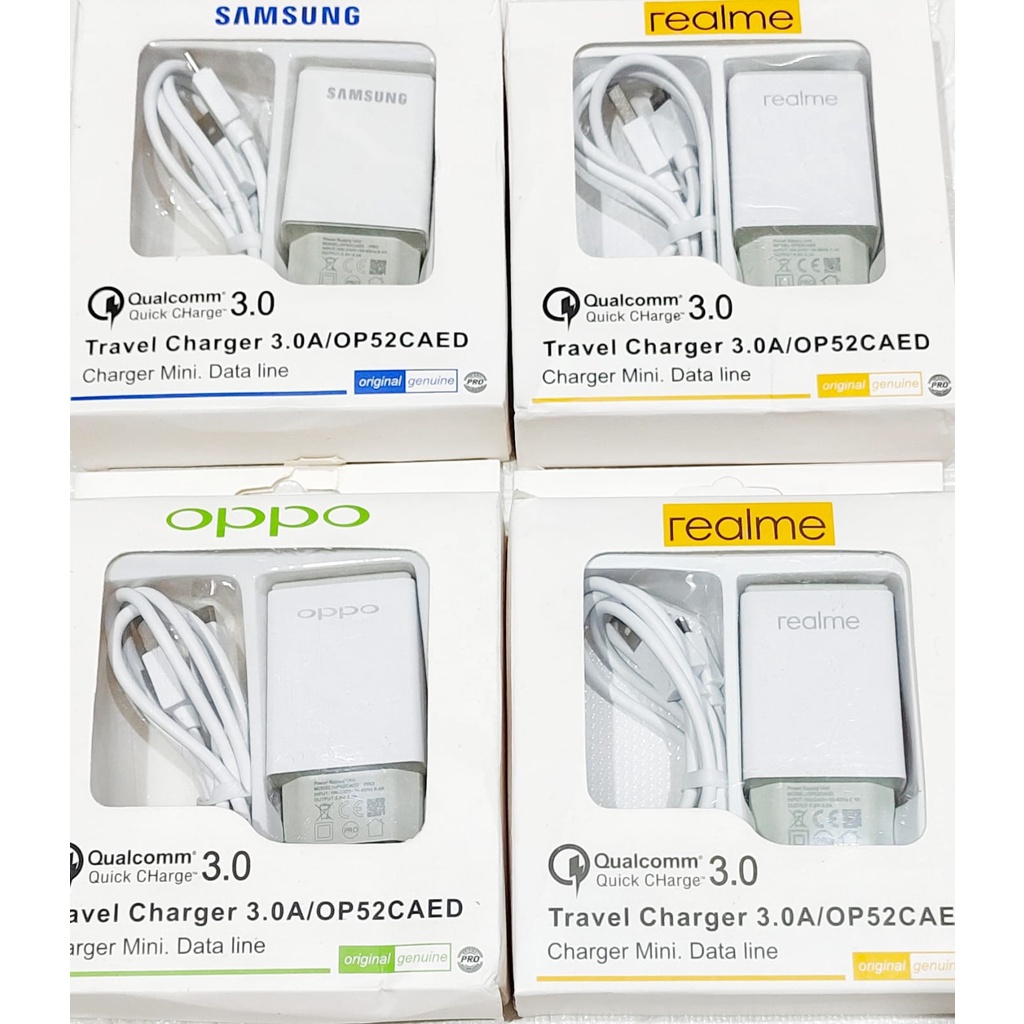 (COD) Travel charger 3.0A/OP52CAED CHARGER BERKUALITAS