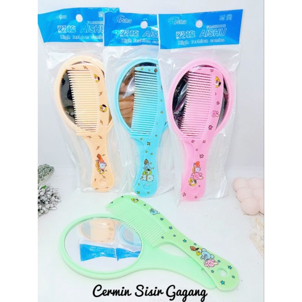 Cermin sisir mini lucu