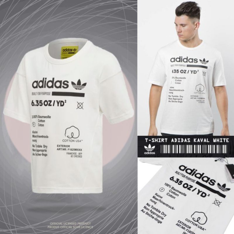 KAOS T-SHIRT ADIDAS KAVAL COMBED 24S PREMIUM QUALITY