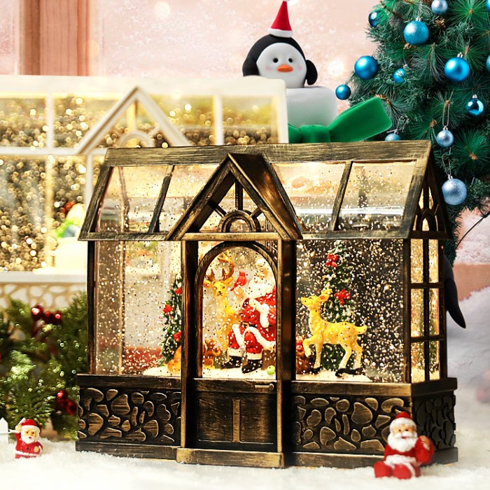 

Snow Globe Rumah Kaca Natal Kotak Musik Kado Music Box Glass House - RANDOM WDL22016