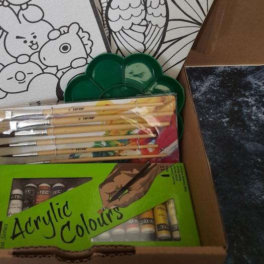 

Paket D Lukis Kanvas Gambar Painting for Kids Art