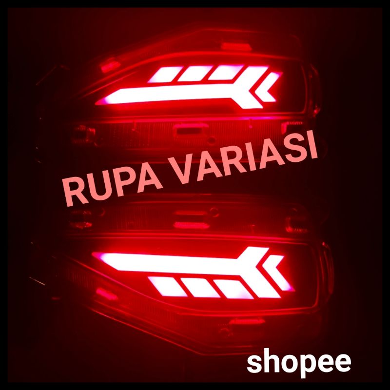 LAMPU reflektor bumper belakang TOYOTA ALL NEW FORTUNER VRZ 2016 sampai 2022 2021 2020 2019 2018 2017 2016 PLASMA