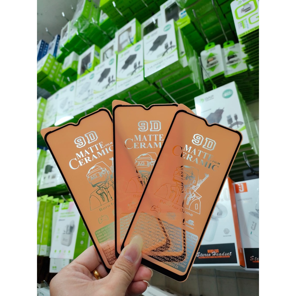 Tempered Glass MATTE CERAMIC INFINIX SMART 5 Anti Gores CERAMIC MATTE INFINIX SMART 5