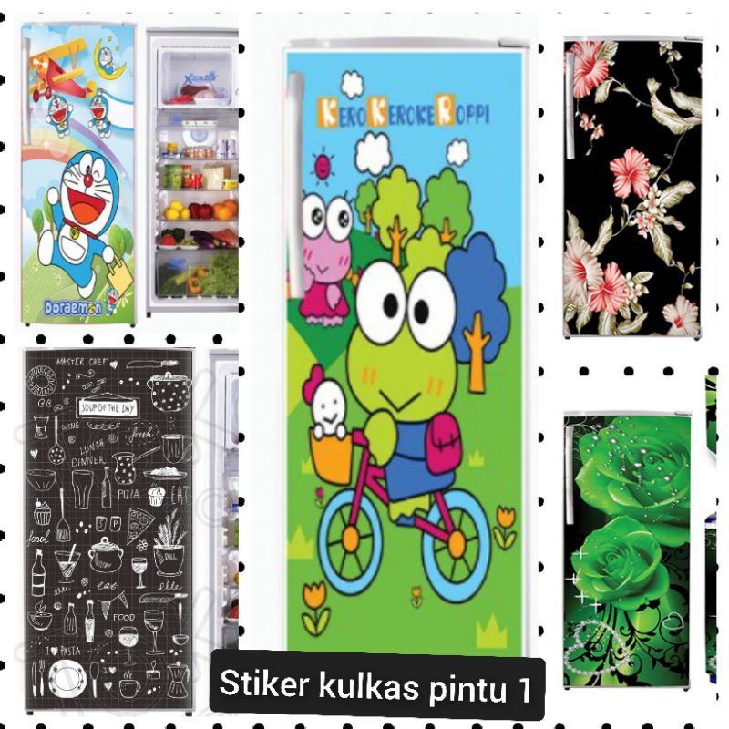 stiker kulkas pintu 1