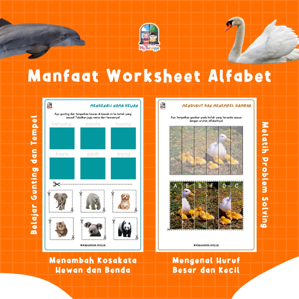 Worksheet Alfabet - Mainan Edukasi