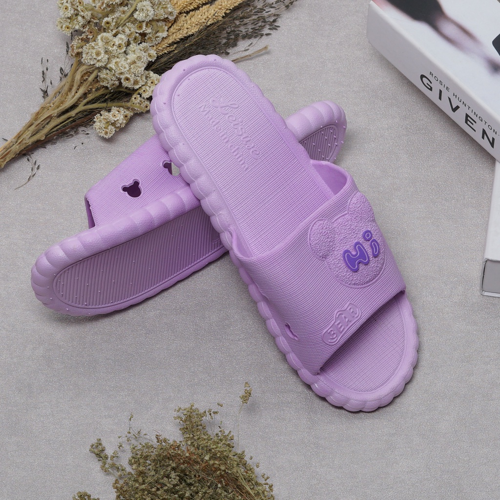 Sandal Selop Wanita Jelly Import VIOLA / Sandal Karet Import