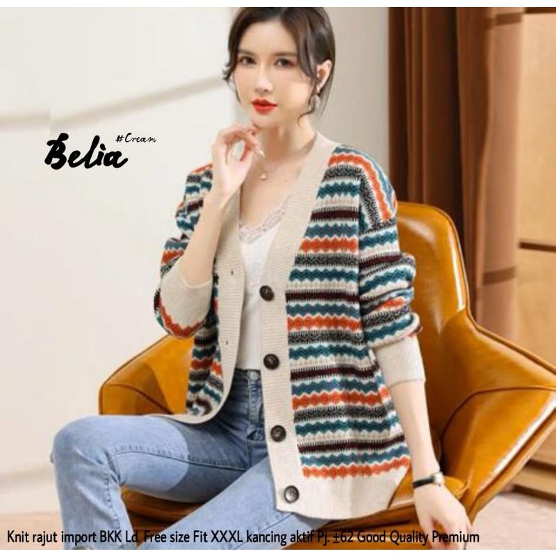BELIA KNIT CARDI RAJUT CARDIGAN IMPORT BANGKOK BKK