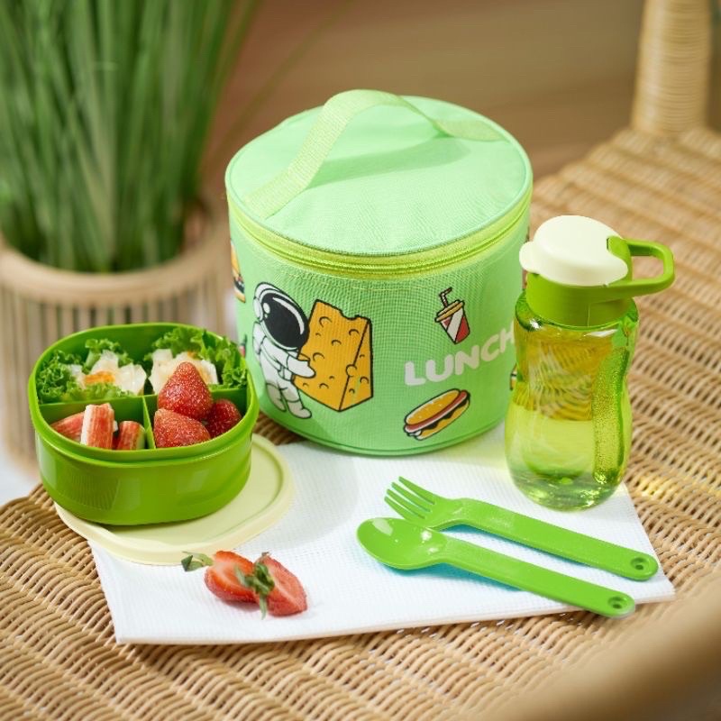 Bekal anak / lunch fit / kotak makan anak / tempat makan anak / rantang anak / lunchbox set