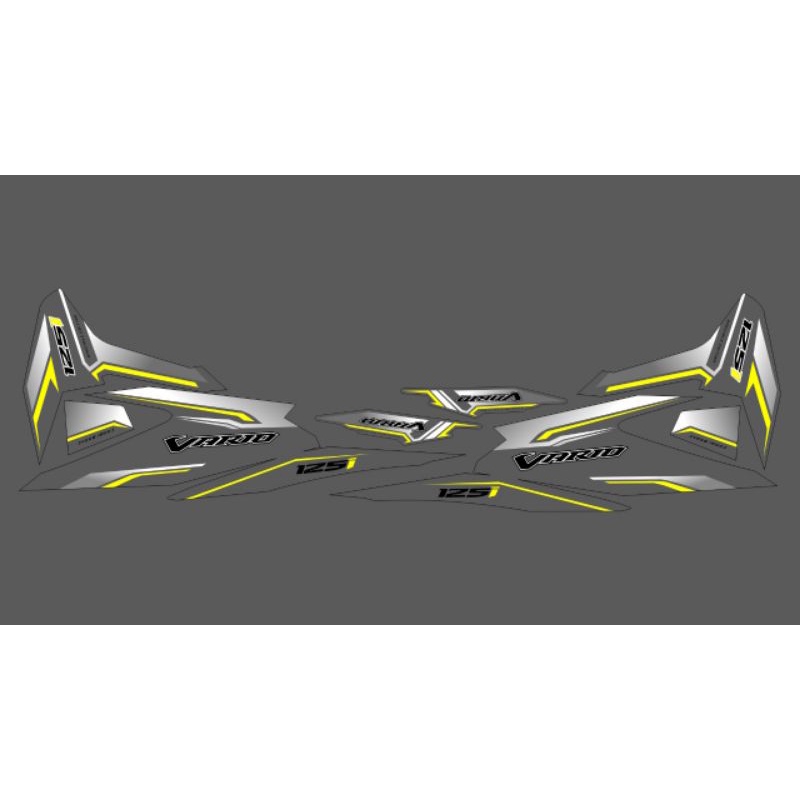 ID STRIPING TRANSPARAN VARIO 125 OLD CUSTOM STICKER VARIO 125 OLD TRANSPARAN