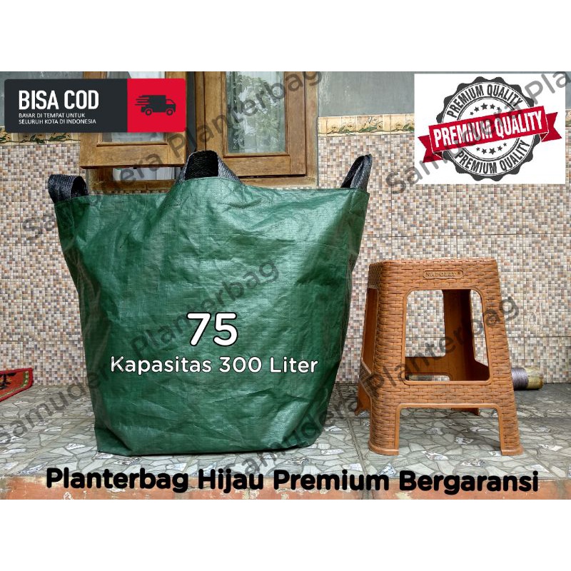 PLANTER BAG 300 Liter Hijau Tebal Pot Tanaman Termurah