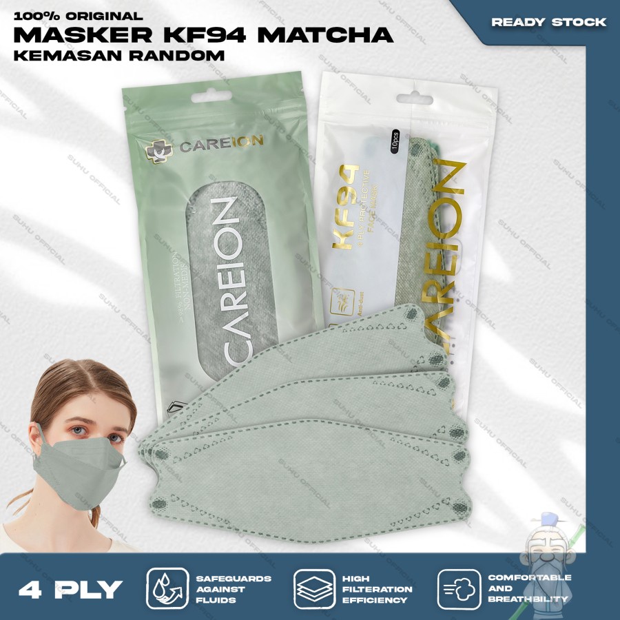 MASKER KF94 CAREION WARNA 4Ply Isi 10 Pcs