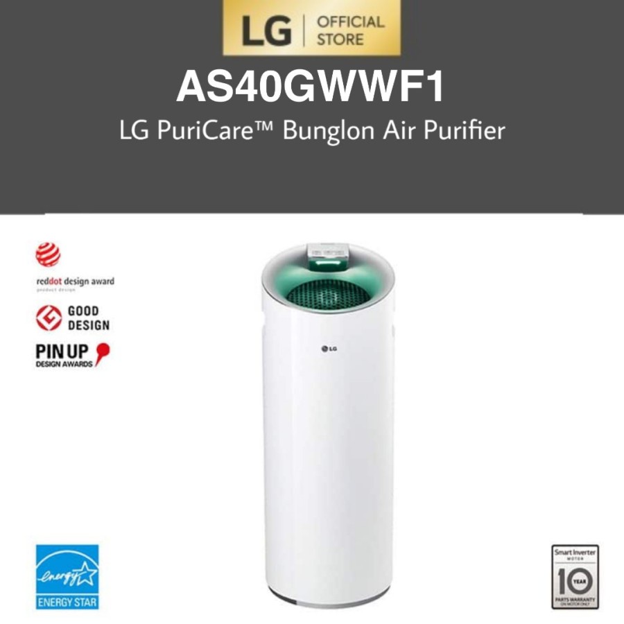 LG AS40GWWF1 PuriCare™ Bunglon Air Purifier 32,8M²