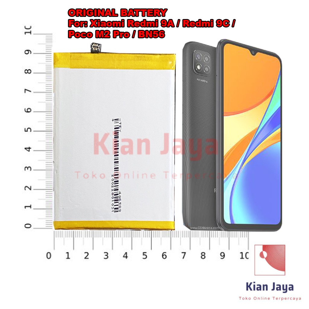 [Garansi 100% Ori] Baterai Xiaomi Redmi 9A / 9C / POCO M2 PRO / BN56 Batre Batrai Battery Hp Pocophone 100% Original