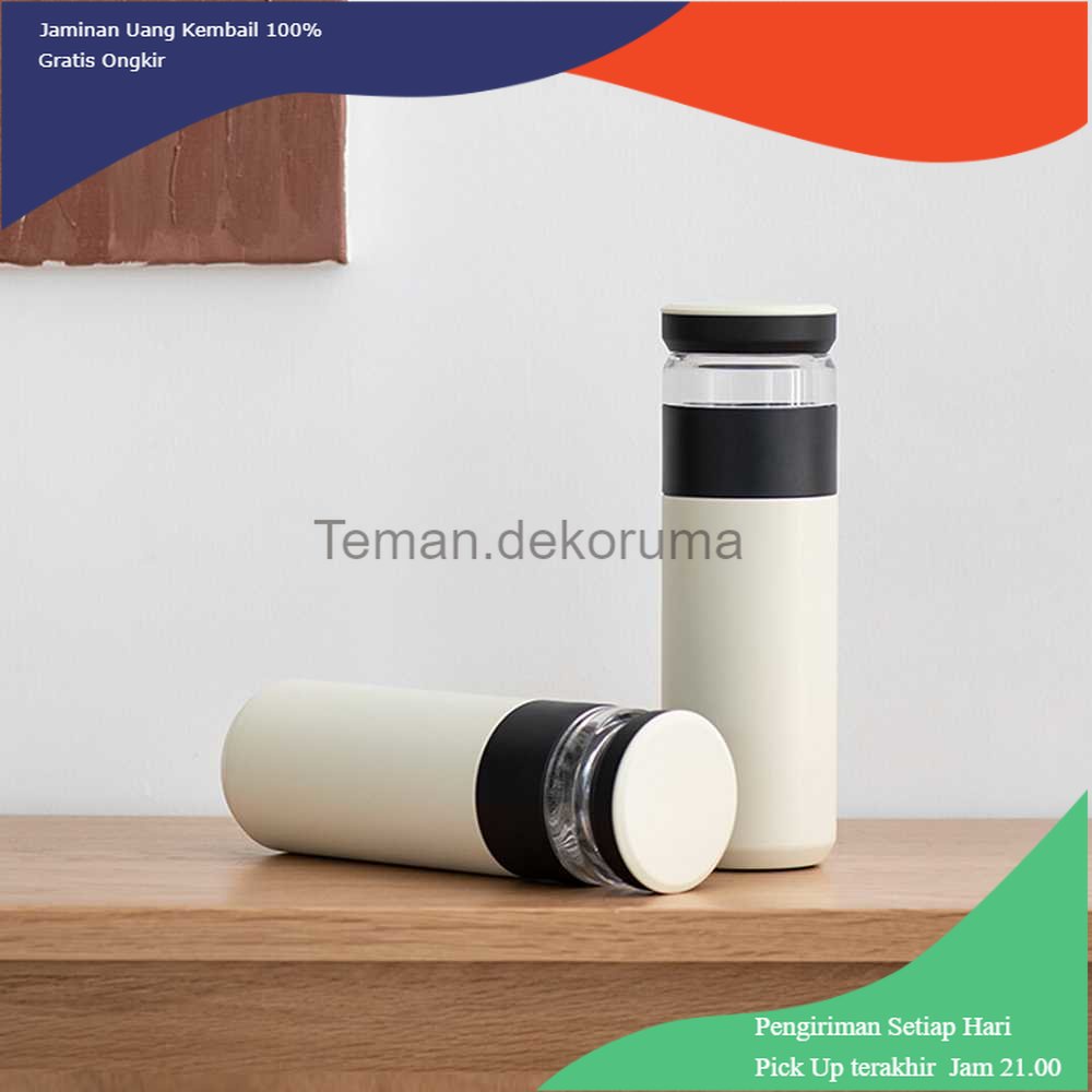 TD - PR Funjia Home Botol Minum Thermos Penyaring Teh Tea Infuser 520ml