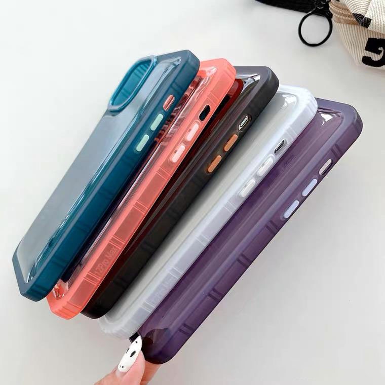 [TPC] Soft Case Bubble 5 Color (2) IPHONE TPU Transparant Warna Permen Macaron FULL COVER IPHONE X XS MAX XR 11 12 13 PRO MAX HP IP060