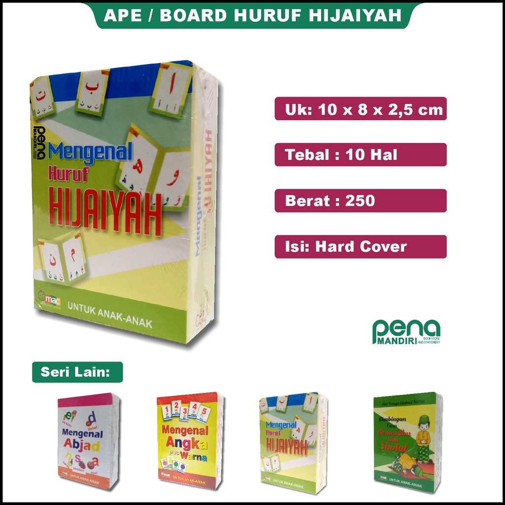 Board Book Islami: Huruf Hijaiyah - Board Book Hijaiyah