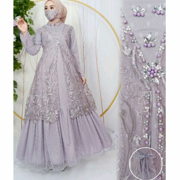 KEBAYA // GAMIS PESTA //SERAGAMAN PESTA //GAMIS BROKAT Amanda payet