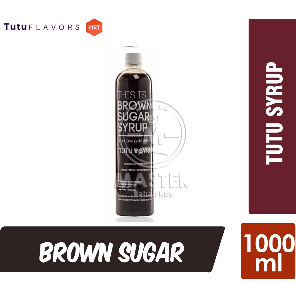 

Tutu Brown Sugar Syrup / Sirup Gula Aren [Botol Plastik 1000ml]
