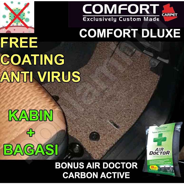 Karpet Mobil COMFORT Nissan Livina / X-gear 2baris bagasi deluxe