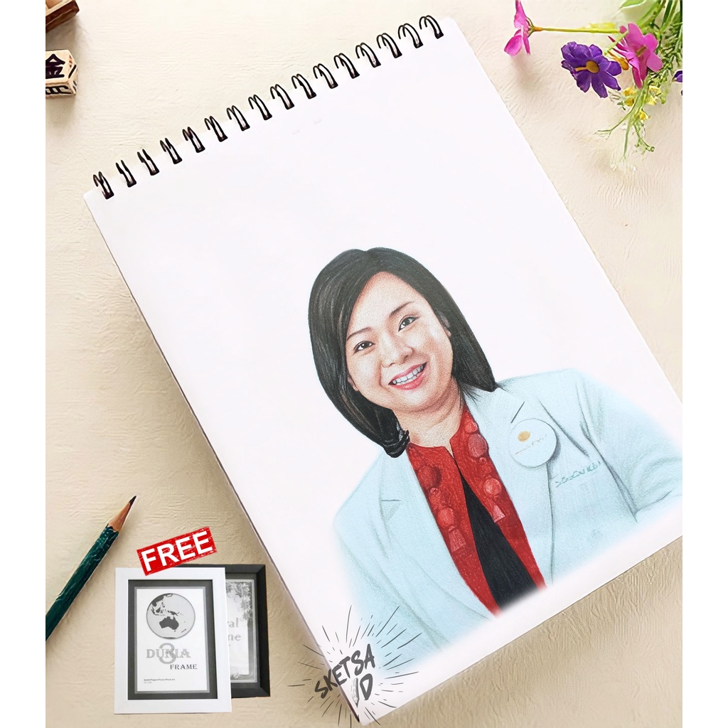 

Sketsa Wajah Free Bingkai