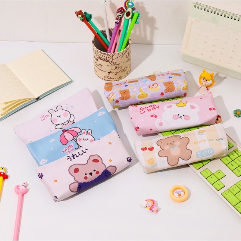 

Kotak pensil motif kartun lucu unik tempat penyimpanan alat tulis kotak pensil motif unik Cute