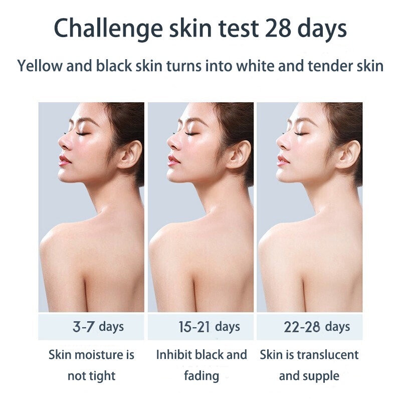 800ML Sabun Pemutih Badan Lotion pemutih badan Whitening body wash Membuat kulit lebih lembut dan halus Nicotinamide Peremajaan Kulit Original