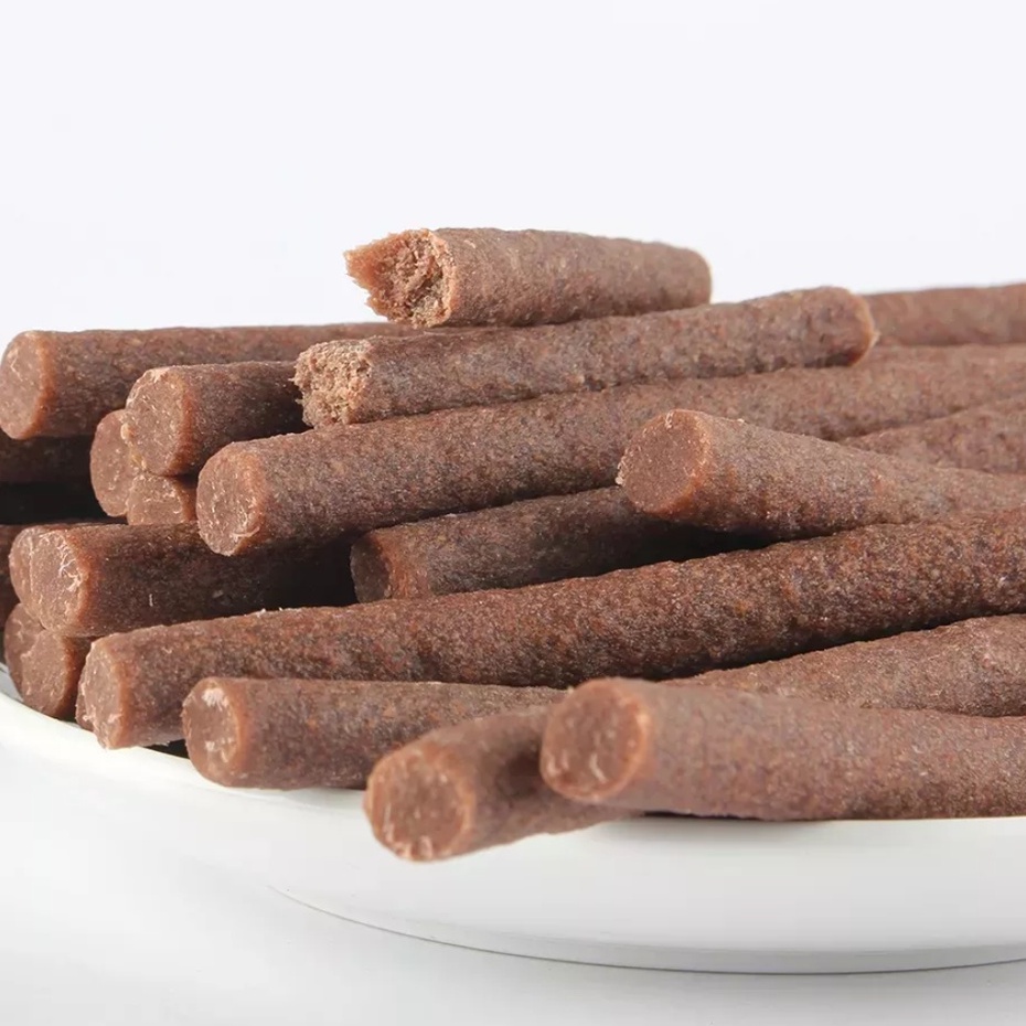 Snack Anjing Stick Dog Stick Treats Makanan Cemilan Snak Doggy Sapi Ayam Susu Ikan 100 Gram