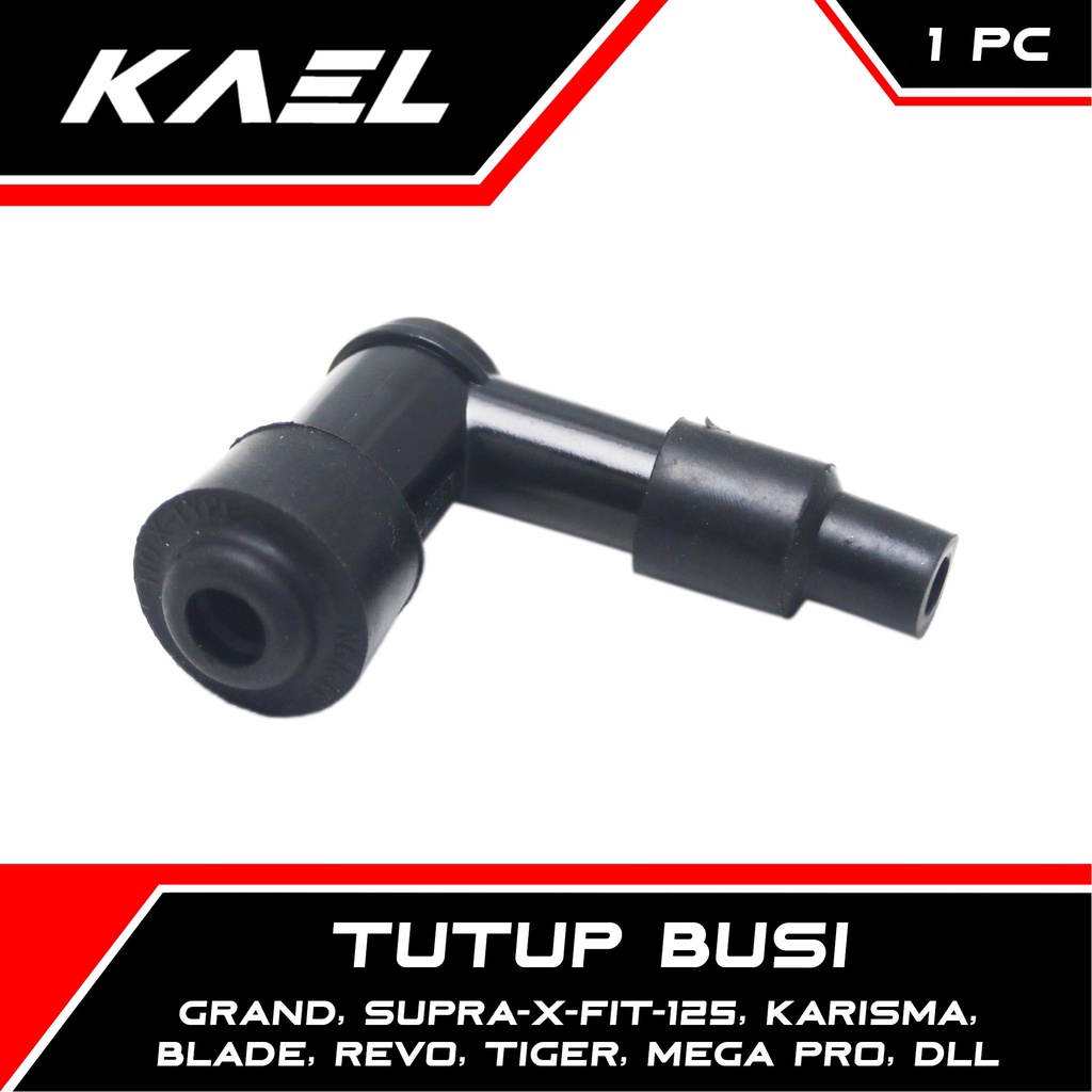 Tutup Busi Honda Astrea Grand/Prima/Legenda/Supra-X-125-Fit-New/Impressa/Karisma/Blade/Revo-Absolute/GL 100-125-Pro-CDI/Mega Pro Old-New Primus/Tiger Lama-2000/CB 100-125/C800-C 800 Cop-Cap-Cob-Kop Socket-Soket Cangklong Kepala