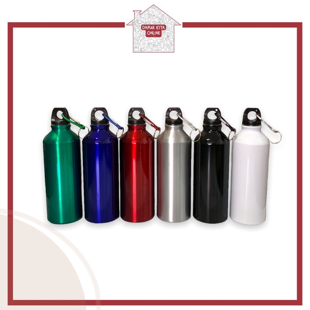 Botol Minum Sport Aluminium 500 ml / Botol Minum Sport Sepeda Aluminium / Botol Air Minum Sepeda//bo