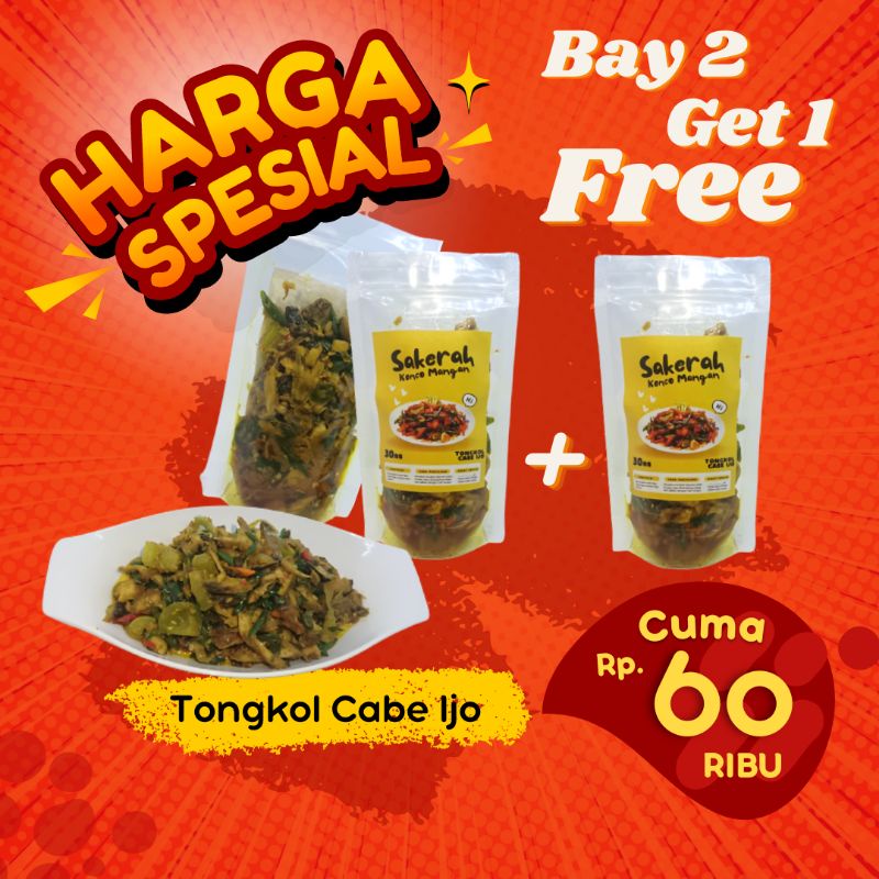 

GRATIS lauk Ikan Tongkol Cabe Ijo | Buy 2 Get 1 Free