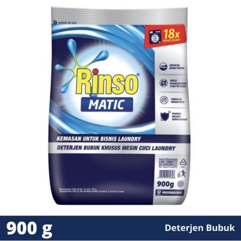 RINSO MATIC BUBUK 900 gr
