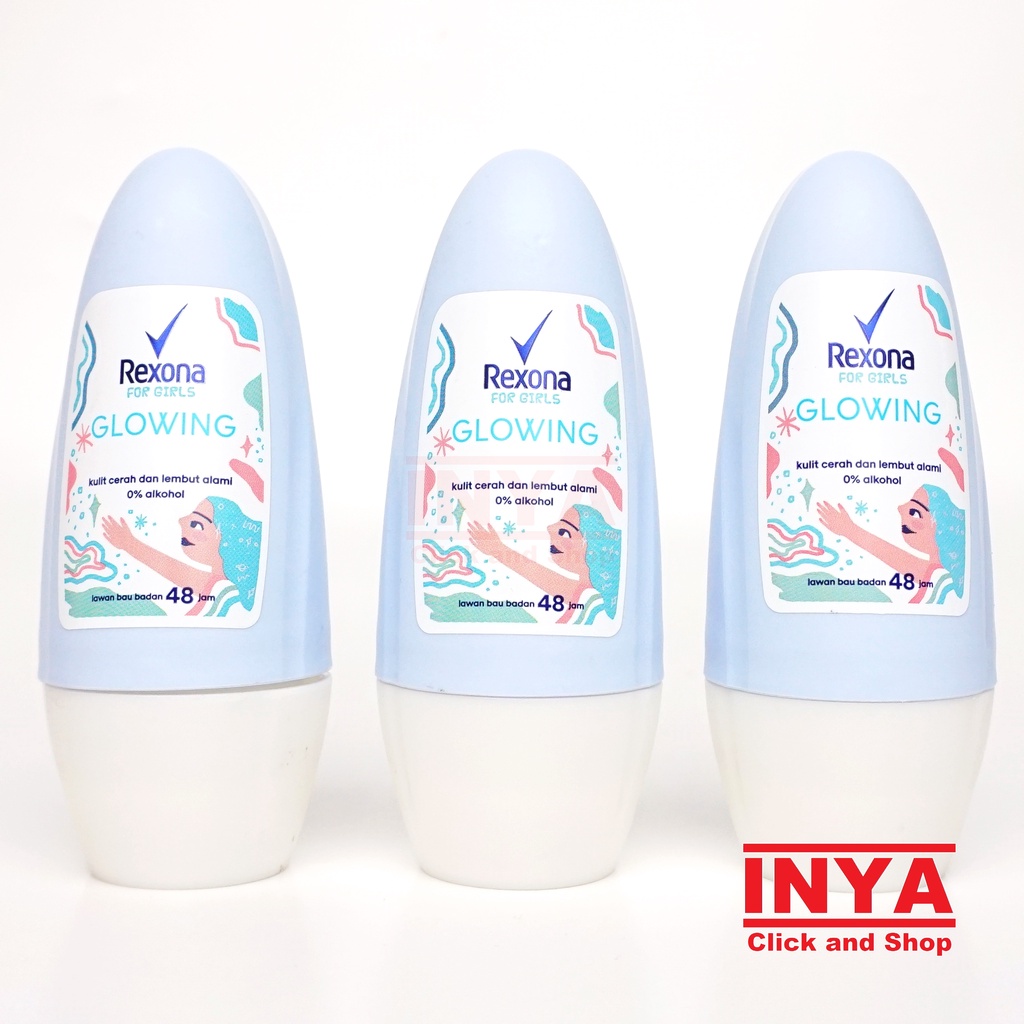 REXONA FOR GIRLS GLOWING 40ml - Deodorant Roll On