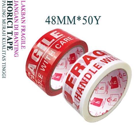 

⇱ HORICI TAPE 48MMx50Y lakban Fragile Jangan di banting Isolasi Mudah Pecah Belah Aneka varian termurah satuan マ