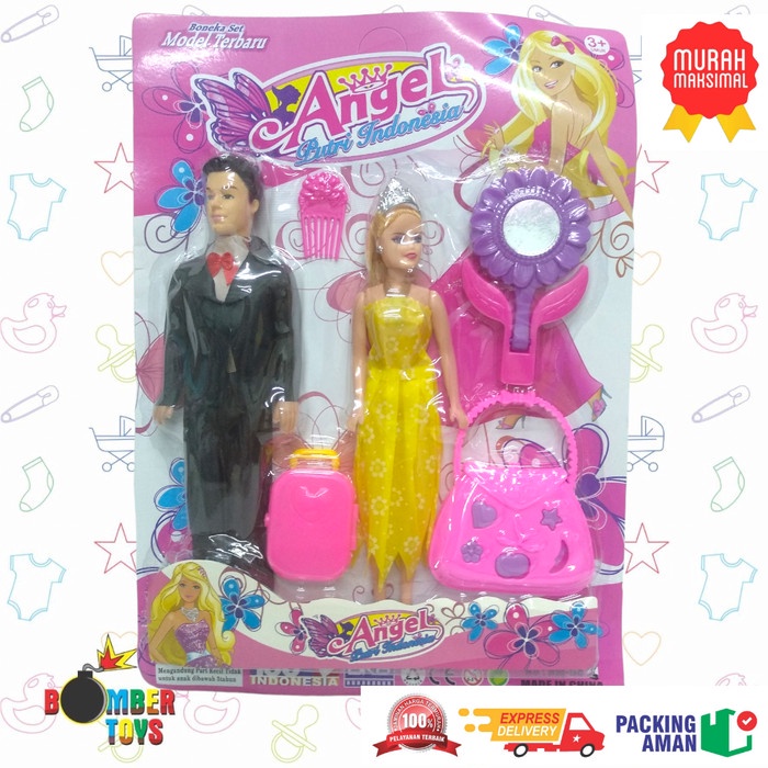 MAINAN ANAK BONEKA FAMILY KEN  BERBIEE GANTI BAJU BERBIE BEAUTY BM-982