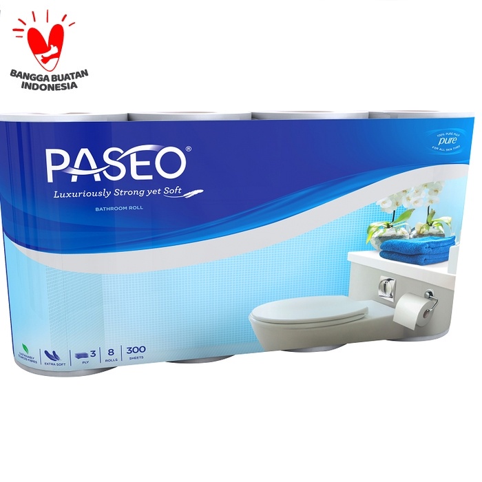 Tissue Paseo Toilet Elegant Roll / Tissue WC 8 Roll