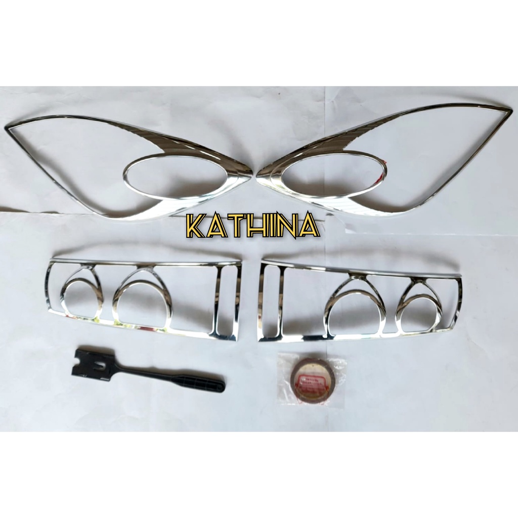 Paket Garnish Lampu Depan dan Garnis Belakang Mobil Xenia 2008-2011