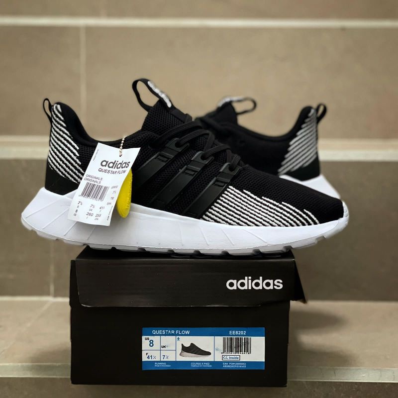 Adidas Questar Flow &quot;Black White&quot; ORIGINAL BNIB