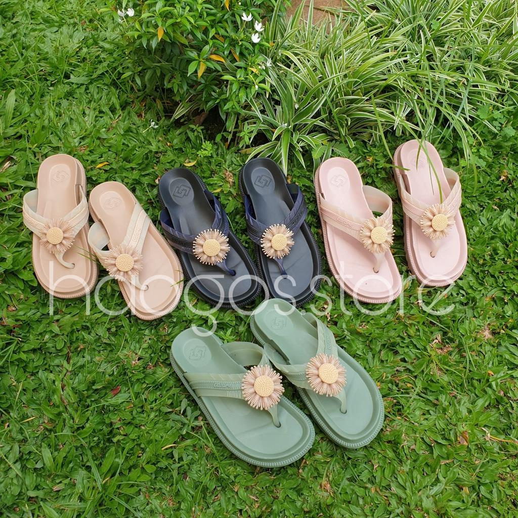 Sandal Jepit Wedges Bunga Cantik Mewah Trendy GS 613 M 36-40