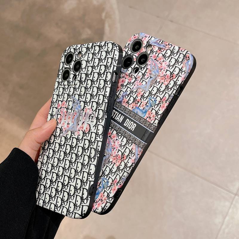 Luxury IMD Case HP iP iPhone X Xr Xs Max14 Plus+Apple11 12 13 Pro Max Sarung Silikon Wanita Casing Handphone Christian Dior Offcial Style