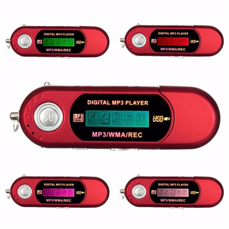 Zzz Portable USB MP3 Player 4GB Player HiFi Suara Stereo MP3 Music Player USB MP3 Player Indah Pengerjaan Indahmanshi